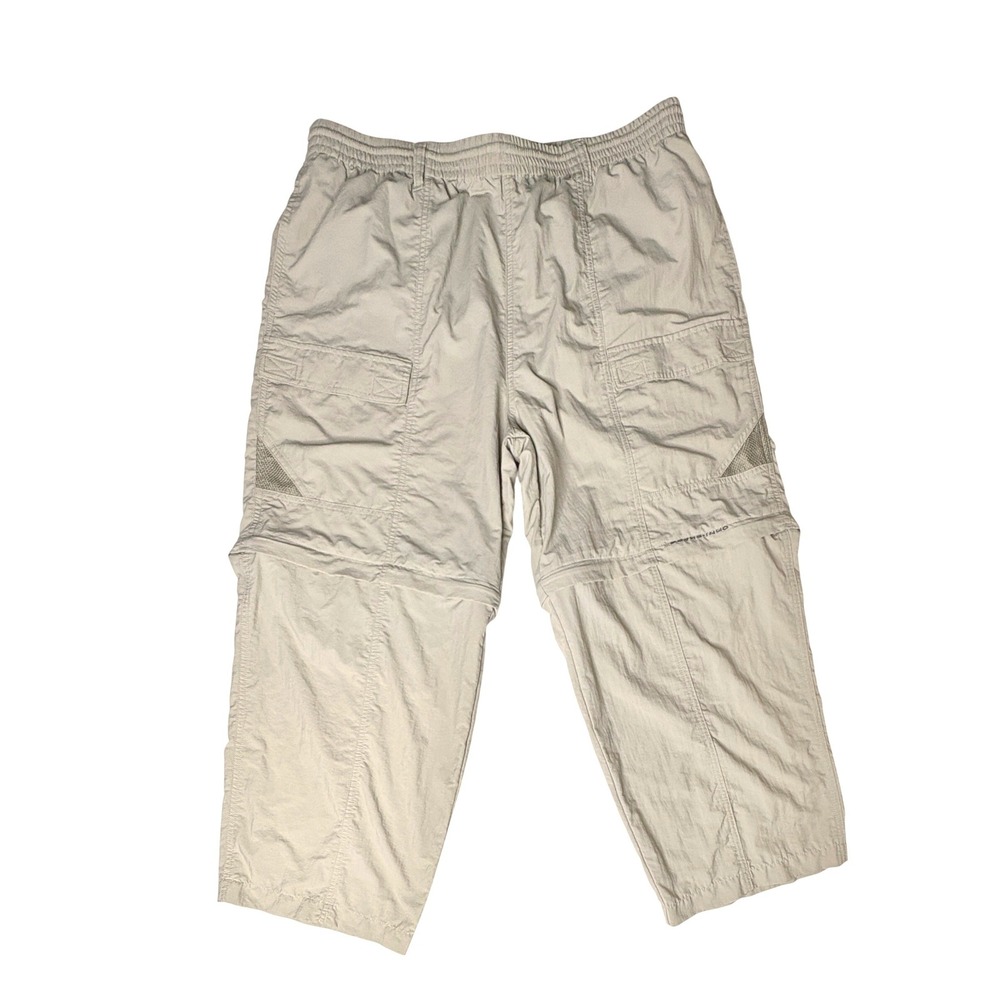 Columbia PFG UPF 50 Omni Shade Backcast Convertible Tan Pants Shorts 30 Outdoors